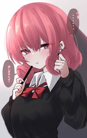 [うさぎ兎さめ] ネネカさんと逃さない対決🖤