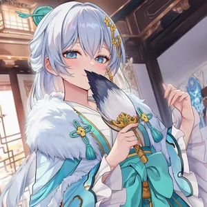 [Pixiv] 青德坊 - 朔夜观星（成年版） (107479500) [Ai generated]