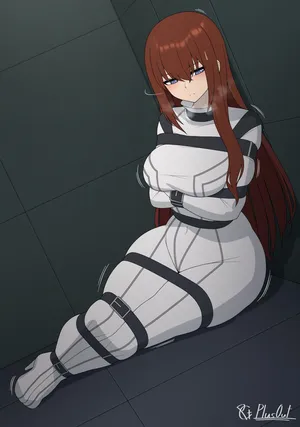 Makise Kurisu tied up (Plusout)
