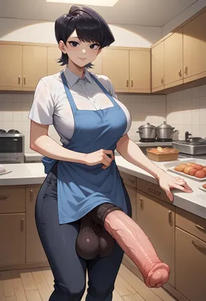 Shuuko Komi | Komi Can't Communicate | Horsecock Futa fourt2 ai generated