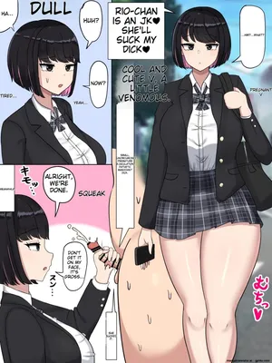 [Tanechikoya (Tanehijiri)] Cool-kei JK Rio-chan ~Sochin to Dekachin no Hannou no Chigai~ [MTL]