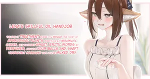 [Neko no Youchuu] Lena-san's Skillful Oil Handjob