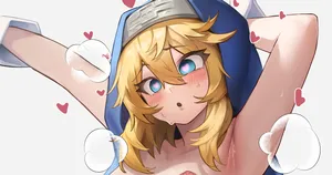 [白色灯] ブリジット絵: あの太ももを見る限り今のブリジットきゅんが旧衣装なんて着たらパッツパツですよ