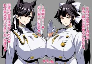 [on]指揮官の出張中に愛宕と高雄がしてるコト