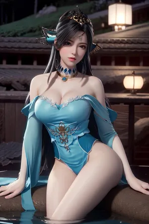 8 碧波仙子-bai 性感紫裙【荤】 [AI Generated]