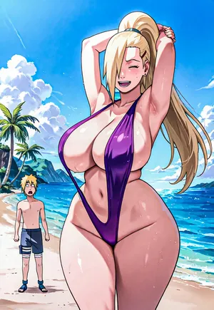 Ino Yamanaka x Naruto messingwithai ai generated