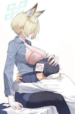 [LonkLink] 頭を撫でるカンナ (ブルーアーカイブ)