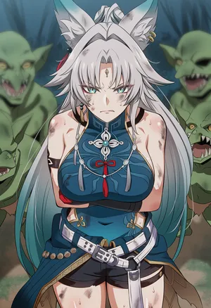 Toraeru mono 飞霄 ゴブリン連行[AI generated]