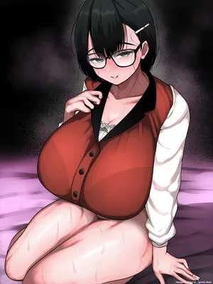 ネットで知り合った地味眼鏡爆乳とお友達交尾しちゃう話