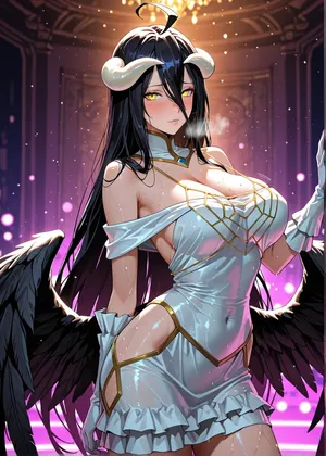 [KALA AI NSFW (VAMA)] - Albedo (Overlord) p.484 (Patreon) (AI Generated)