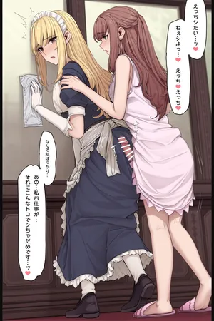 (Pixiv Fanbox) Futanari Ojōsama To Meido-san 5 (High-Resolution) [あるちか Altica]