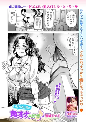 [逢坂ミナミ] いぢわる上司は角オナ大好き♪