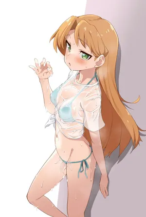 [猫乃またたび] えっちなジェスチャーの水着瑠璃 (瑠璃の宝石）