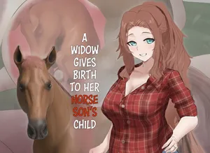 [1ドット右にずらしてください] Miboujin wa Uma Musuko no Ko o Umu | A Widow Gives Birth to Her Horse Son’s Child [English] [Kumoku]