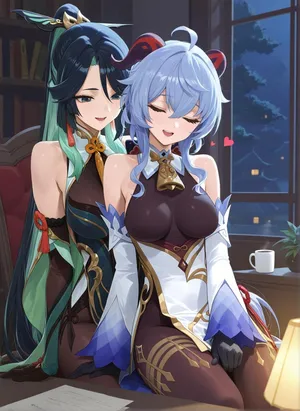 2025-10-16 Ganyu x Xianyun  RAMETAKI (PATREON) AI GENERATE