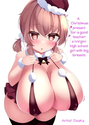 [Doaka] A Christmas present for a good teacher: A (virgin) high school girl with big breasts (COMIC Grape Vol. 122) [Portuguese-BR]
