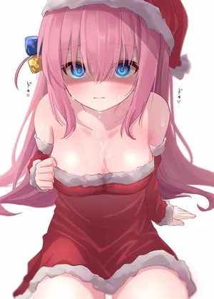[うさぎ兎さめ] サンタコスぼっち、つまりクリぼっち