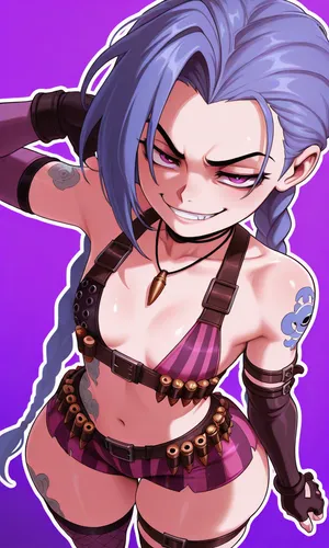 League of Legends - Jinx daidoujipv ai generated