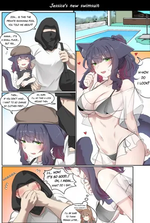 [K0NG_] Jessica's new swimsuit (Arknights) [English] [Ragssgar_ Translations]