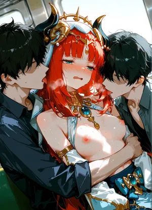 【星柱力】 ニィロウ、電車でセックス  [AI Generated]