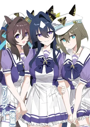 [Awei] Marine Blue [Part 2]｜Azul Marino [Parte 2] (Uma Musume Pretty Derby) [Spanish] [SigmaDeltaXD] [Decensored]