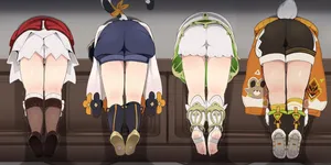 [DAGASI] Jinka Tsubo de Kazareru Kawaii Choudohin-tachi (Genshin Impact)