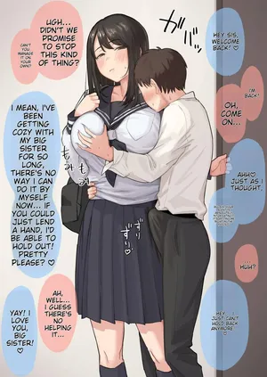 A story about an older sister who can't refuse her Brother's requests because he has a strong sexual desire [English] [