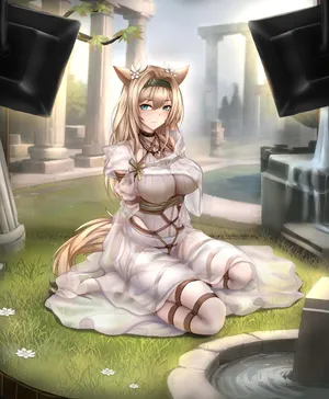 【Bianfuyeyue】号角小姐的婚纱写真