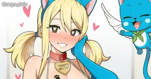 [everyday2] Lucy + Happy (Fairy Tail) [English]