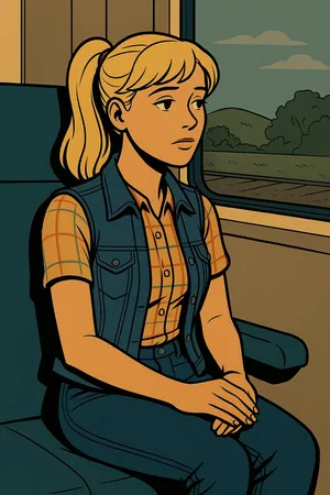 Mirage & Spectre in: The Train Encounter [ai generated]