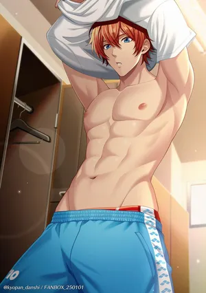 [水野有菜] 更衣室で着替える赤瀬～（何がとは言わないが）下向き編～