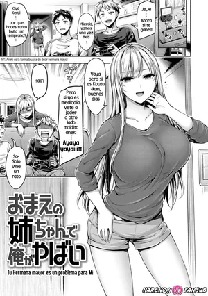 [Okumoto Yuuta] Omae no Nee-chan de Ore ga yabai | Tu Hermana Mayor es un Problema para Mi (Chichi Mamire) [Spanish] [Digital] [Decensored] [Harenchi no Fansub]