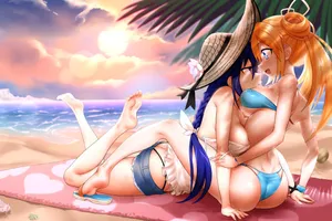 [SereneandSilent] Orange Beach Temptation (Hyperdimension Neptunia)