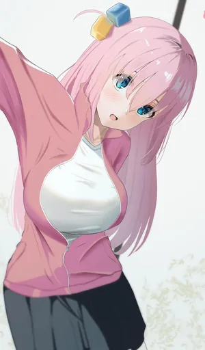 [ニジョ] ぼっちちゃん乳首差分 (ぼっち・ざ・ろっく!)