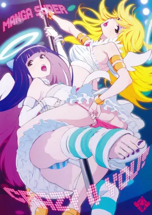 (C79) [Manga Super (Nekoi Mie)] CRAZY 4 YOU! (Panty & Stocking with Garterbelt) [English] [ImadeGumbo] [Colorized]