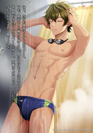 [水野有菜] 部活後にシャワーを浴びる緑川