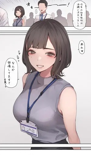 [Minagi Koh] Nukegake Shain Ryokou / Zenpen / Kouhen [Decensored]