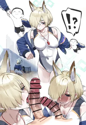 [LonkLink] 水着秘密フェラ (ブルーアーカイブ)