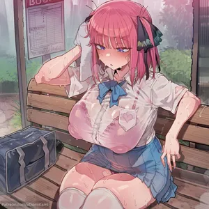 [xDomiKami]firefly x hilichurl (Bus Stop)[AI Generated]