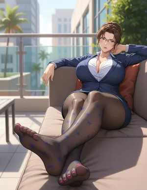 Kisaki Eri Legs and heels [AI generated]