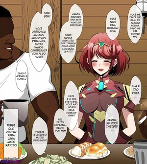 [Eruu] Ippuku Morareta Homura | Dinnertime Pyra (Xenoblade Chronicles 2) [Colorized]