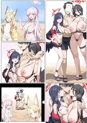 [Banssee] Hasumi and Ichika (BlueArchive)