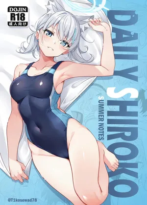[TIKOSEWAD~~ (T1kosewad)] DAILY SHIROKO SUMMER NOTES (Blue Archive) [Russian] [rurin1x] [Decensored] [Digital]