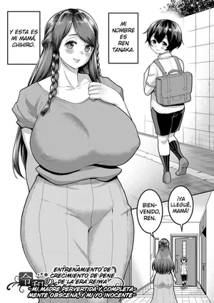 [Agata] Reiwa no ChinTra! | Entrenamiento de pene de la era Reiwa (Anata no Mama ni Naritakute) [Spanish] [Cark-san] [Digital] [Decensored]
