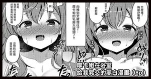 [ごちシコ] モカさんがお風呂でパイズリしてくれる漫画 (ご注文はうさぎですか)