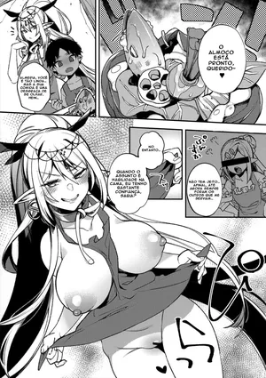[Shindou] Hitonarazaru Oyomesama Melonbooks Gentei Kounyuu Tokuten 4P Leaflet [Portuguese]