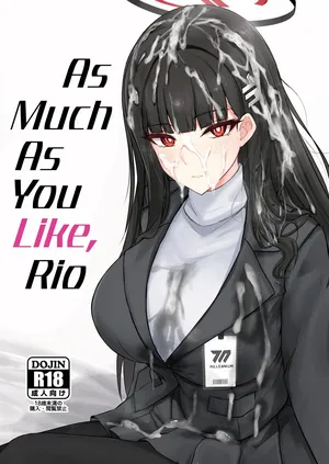 [Hakuginmokusei (Poshi)] Rio ni Suki nadake | As Much As You Like, Rio (Blue Archive) [English] [Digital] [Thighs]