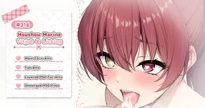 [Hanpen] Houshou Marine Titjob & Licking (Hololive)