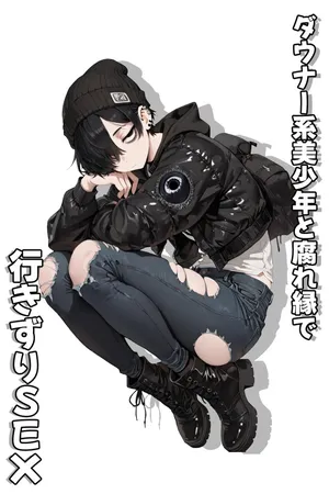 [へんまに。 ]ダウナー系美少年と腐れ縁で行きずりSEX  [AI Generated]