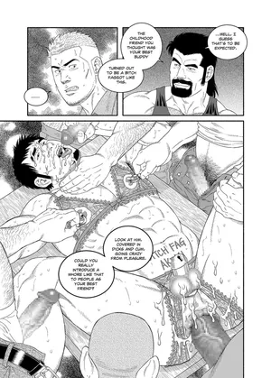 [Tagame Gengoroh] COCKSUCKER I Got Turned into My Best Friend’s Father’s Bitch (Part 2-3) [Eng]